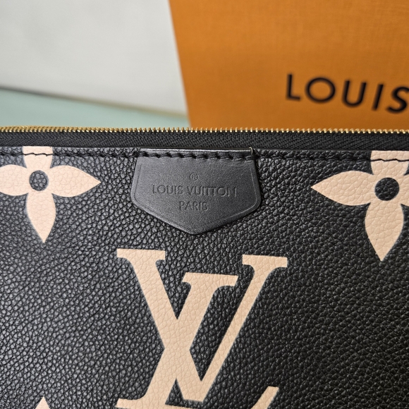 Louis Vuitton Black and Cream Women's Bag - Picture 9 of 16